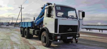 Фото манипулятора МАЗ 6303